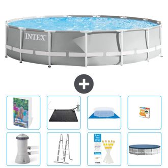 Intex Piscina Prism Frame Redonda - 457x107 Cm - 9-piezas S559