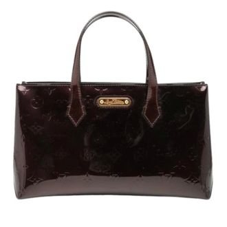 Louis Vuitton Pre-owned Handbags, female, Purple, Size: ONE SIZE Pre-owned Wilshire PM