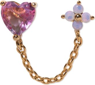 Girls Crew Love Blooms Single Earring in Gold at Nordstrom