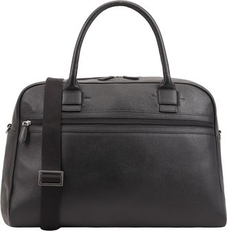 Paul Costelloe Womens Benny Leather Weekend Bag - Black - One Size