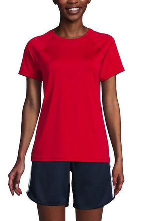 Lands End School Uniform Short Sleeve Active Tee in Red at Nordstrom, Size X-Large