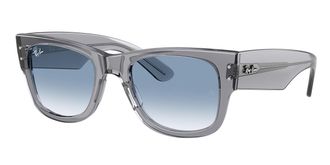 Ray-Ban RB0840S Mega Wayfarer 68463F Mens Sunglasses Grey Size 51