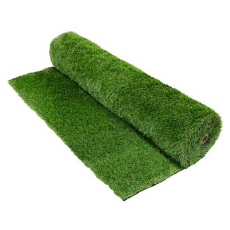 ECD Germany C&eacute;sped artificial 18 mm en rollo 100 x 1000 cm 10m&sup2; alfombra verde
