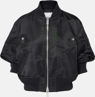 sacai Technical twill blouson jacket