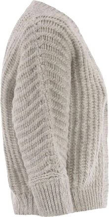 PESERICO Cardigan con scollo a V - Grigio