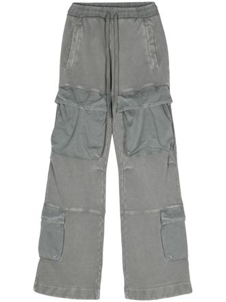 Entire studios Utility mid-rise track trousers - unisex - Organic Cotton - M - Grey