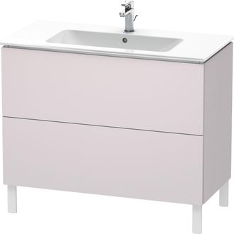 Duravit Duravit L-cube Vanity Unit Vertical, Anchura 1020mm, Profundidad 481mm, 2 Extra&iacute;bles, Adecuado Para M&iacute; Por Starck Art&iacute;culo 233610, Color: Blanco Lila 