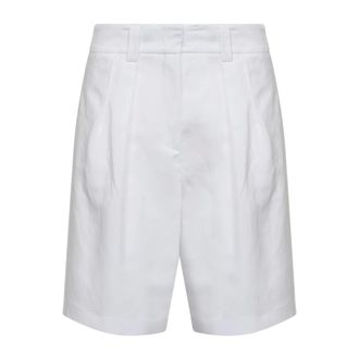 Blanca Vita Belsik Bermuda Shorts - female - Blanca Vita - Casual Shorts - White - 2XS - Shorts