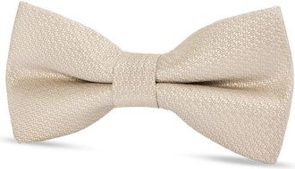 PAUL ANDREW Textured Satin Silk Bow Tie