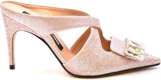 Sergio Rossi Verhoog je stijl met roze hoge hak sandalen - Dames - Sandalen met hakken - Roze - 38 EU - Schoenen