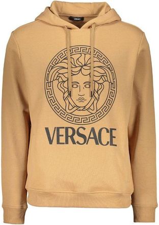 Versace Brown Cotton Mens Sweatshirt