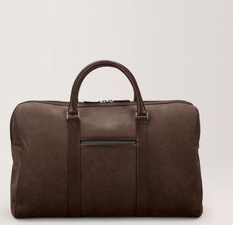 Carl Friedrik Small Weekend Bag - Nubuck - Dark Brown