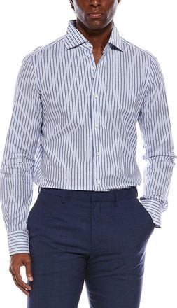 Isaia Linen-Blend Shirt