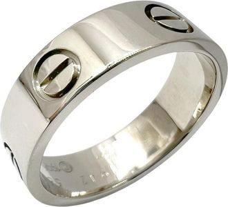 Cartier Love White Gold White Gold (18K) Band Ring (Pre-Owned)