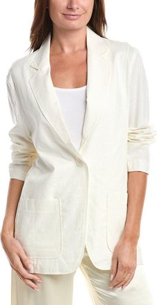 Max Studio Linen-Blend Blazer