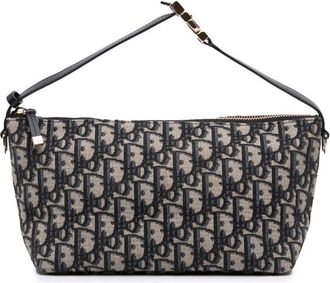 Dior Pre-owned Dior Medium Oblique Canvas Diortravel Nomad Pouch Ladies RWPY4GLHCD8IWLB6