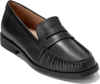 Cole Haan Stassi Penny Loafer in Black Leather at Nordstrom Rack, Size 5.5