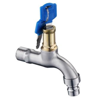 OEM Juego De 2 Grifos Con Cerradura, Grifo Exterior Con Cerradura, Grifo De Agua Con Cerradura, Grifo De Agua Con Cerradura Para Uso En Jardines Y Huertos