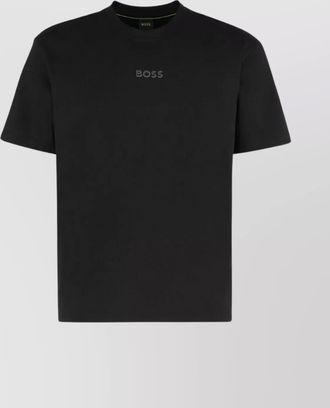 HUGO BOSS cotton logo print short sleeve t-shirt