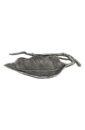 A & B Home Leaf Decorative Bowl in Nickel at Nordstrom Rack