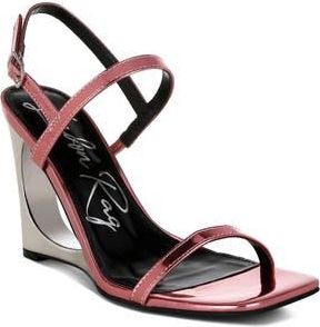 London Rag Ladra Wedge Sandal in Pink at Nordstrom Rack, Size 9.5