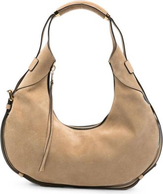 Moschino Beige Handle Me Large Shoulder Bag