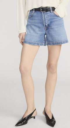 Frame Denim The Everyday High Waist Denim Shorts in Tempo at Nordstrom, Size 24