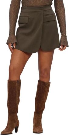 Ibana Sallisa Short - Dames - Korte rokken - Bruin - L - Polyester - Rokken