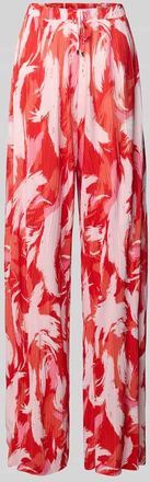 s.Oliver Red Label Weite Hose mit Plissee in Rot, Gr&ouml;&szlig;e 44