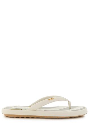 Tod's Sand Padded Leather Sandals - White - 39 (IT39 / UK6)