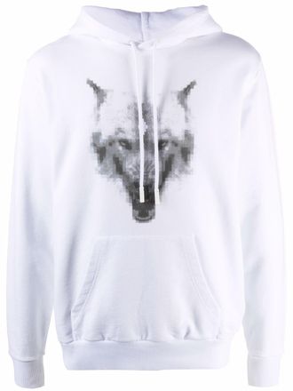 Marcelo Burlon Felpa con stampa - Bianco