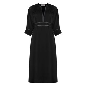 Yves Salomon Dames, Jurken, Zwart, Maat: 2XS Viscose