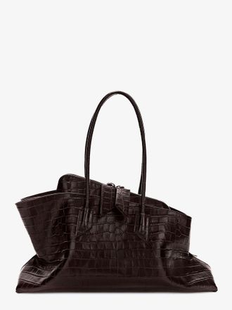 The Attico Borsa a spalla La Passeggiata Medium in pelle effetto cocco - THE ATTICO - gender_Woman