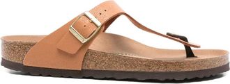 Birkenstock Gizeh buckle sandals - Brown