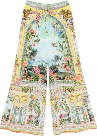 Camilla Pantaloni a gamba ampia Tales Of Topkapi Palace - Blu