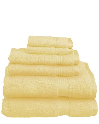 Superior Solid Assorted 6Pc Egyptian Cotton Towel Set
