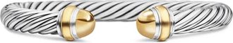 David Yurman Bracciale Classic Cable in oro giallo 14kt e argento sterling (7mm)