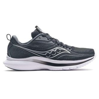 Saucony Kinvara 13 Textile Mens Lace Up Trainers - Black Silver - Size:UK 10.5