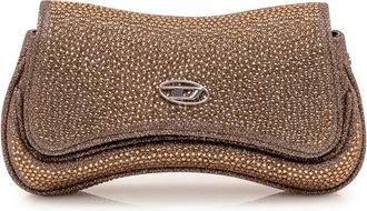 Diesel Tassen, Dames, Bruin, ONE Size, Leer, Play Crossbody Tas