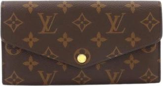 Louis Vuitton Pre-owned Long Wallet (bi-fold) - Dames - Vintage Accessoires - Bruin - ONE Size - Vintage