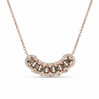 Le Vian Ladies Chocolate Necklaces set in 14K Strawberry Gold