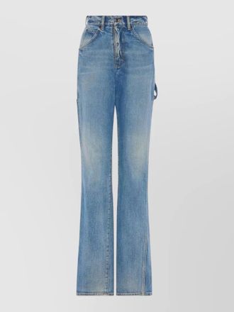 Maison Margiela straight leg denim trousers carpenter pocket
