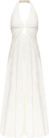 Cult Gaia Rowyn Jurk - Dames - Casual kleedjes - Wit - XS - Linnen - Kleedjes