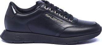 Baldinini Sneaker van leer - Dames - Sneakers - Zwart - 41 EU - Leer - Schoenen
