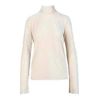 Forte_Forte Turtleneck Truien - Dames - Coltruien - Wit - 2XL - Polyester - Truien & Vesten