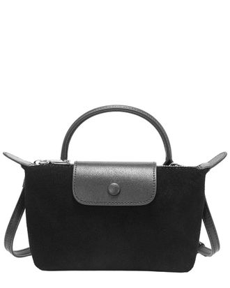 Tiffany & Fred Tiffany And Fred Paris Elegant Mini Suede Leather Satchel
