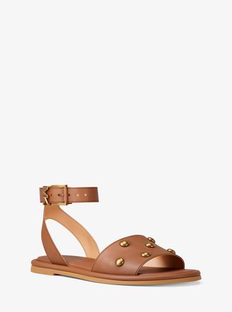 Michael Kors Rosetta Studded Leather Sandal