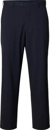 Selected Pantalone Loose Liam Flex - Heren - Nette broeken - Blauw - 4XL - Leer - Broeken