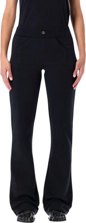 Coperni Womens Low-waist Organic Cotton Jogging Pants - Black - Size Medium