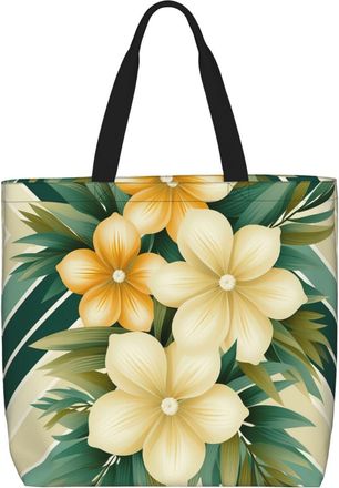 Generic Green Stripes Tote Bag Durable Shopping Bag Foldable Handbags For Work Picnic Beach